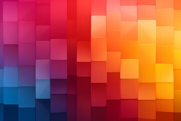 Vibrant Color Spectrum: Smooth Gradient in Red-Orange, Magenta, Yellow, and Blue