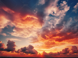 Fototapeta na wymiar Sky with clouds, cloudscape