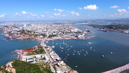 DRONE PHOTOGRAPHY IN MIRADOR DE MAZATLAN SINALOA MEXICO