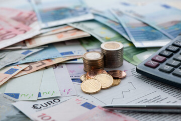 Euro Finanzen - obrazy, fototapety, plakaty