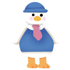 Duck characters and duck cartoons