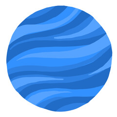 Planet cartoon illustration|