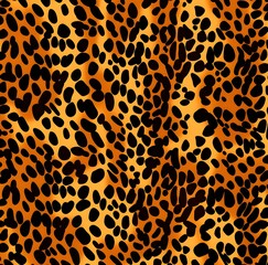 Abstract Texture of bengal tiger fur, orange stripes pattern. Animal skin print illustration background