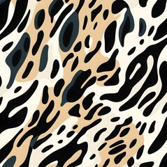 Abstract Texture of bengal tiger fur, orange stripes pattern. Animal skin print illustration background