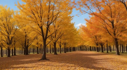 autumn in the park, fall colors in the park, autumn scene in the park, golden autumn seasone, autumn leaves