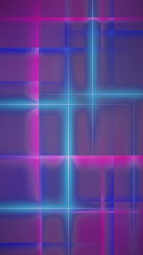 Animated background in bright colors and gradients. Colorful template. Loop stock video..