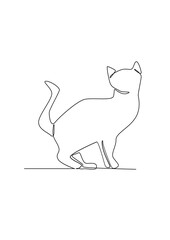Line art of a pet