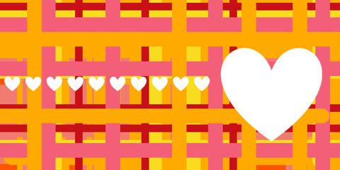 Obraz premium Heart background Colorful Pink 