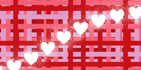 Heart background Colorful Red