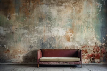 Foto op Canvas antique sofa in room © VIRTUALISTIK