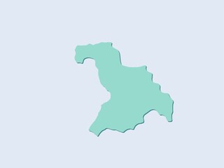 Obraz premium Icon of the Italian province of Alessandria, Piemonte