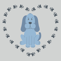 Pet adoptation. Help homeless animals find. Vector cartoon illustration for flyer design, web pages.