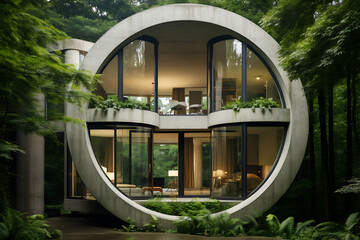 Modern architecture, modern house, modern nature house, modern architectural design house, modern living