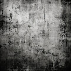 Fototapeta premium Grunge textured wall background. Black and white tone. Generative ai.