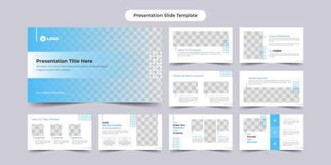 Creative business PowerPoint presentation slides template design. Use for modern keynote presentation background, brochure design, website slider, landing page, annual report, company profile