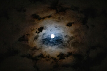 Obraz na płótnie Canvas full moon1