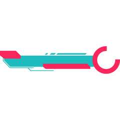 Futuristic Lower Third Banner