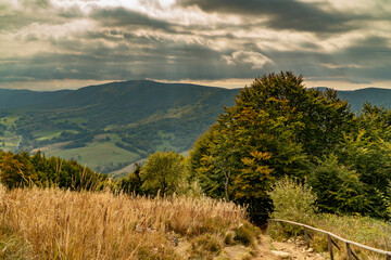 Polonina Wetlinska, Bieszczady mountain, Bieszczady National Park, Poland.