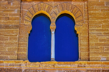 Islamic medieval style architecture in Alhambra, Granada, Spain
