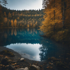 Lake in a Forest