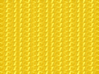 Gold unique pattern background design. Gold 3D abstract steel. Luxury geometric background. Design for cover template, poster, web banner, print advertisement. Vector illustration.