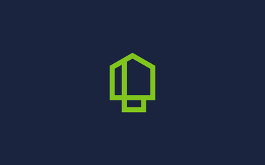 letter l with house logo icon design Vector design template