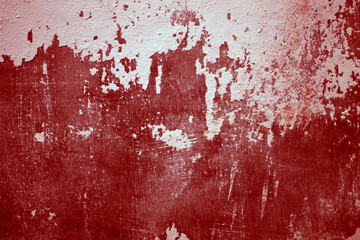 Dark red concrete wall as background. scary background is also scary