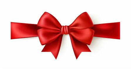 Fototapeta premium red birthday bow
