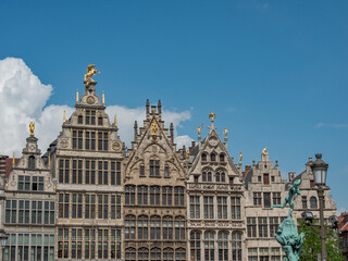 Fototapeta na wymiar Die belgische Stadt Antwerpen