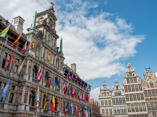 Abwaschbare Fototapete Die belgische Stadt Antwerpen © Stephan Sühling