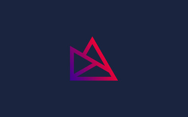 Fototapeta premium letter a with play logo icon design Vector design template inspiration