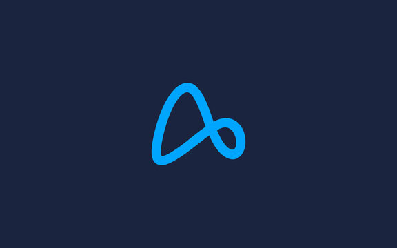 letter a infinity logo icon design Vector design template inspiration