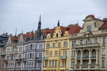 Fototapeta na wymiar In der schönen Stadt Prag. 