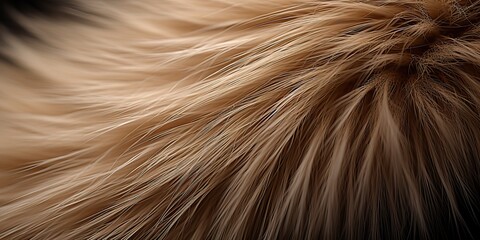 AI Generated. AI Generative. Fur fluffy texture pattern material decoration background. Graphic Art Illustration