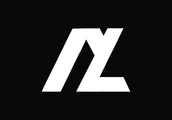 Initial monogram letter AL logo Design vector Template. AL Letter Logo Design. 
