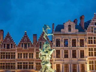 Abwaschbare Fototapete Die Hafenstadt Antwerpen in Belgien © Stephan Sühling