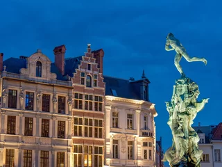 Plexiglas foto achterwand Antwerpen in Belgien © Stephan Sühling