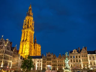 Küchenrückwand glas motiv Antwerpen in Belgien © Stephan Sühling