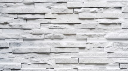 Fototapeta premium White brick wall background.
