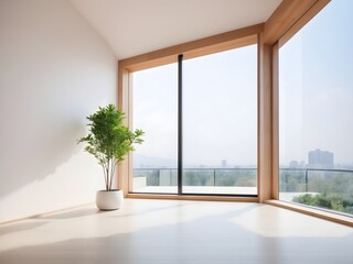 Modern luxury living room interior design concept, real estate background, architectural banner