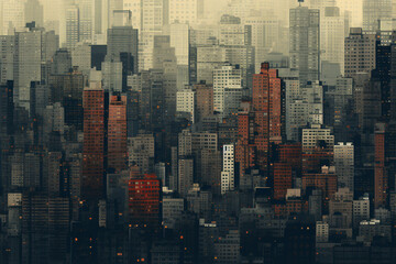 city texture background, Generative AI - obrazy, fototapety, plakaty