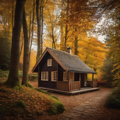 verlassenes Haus im Wald