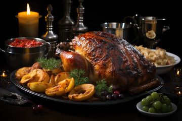 Christmas dinner (AI Generated) 