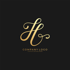 JB initial signature logo. Handwritten monogram vector