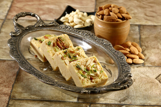 Patisa in a Desginer bowl with Almond
