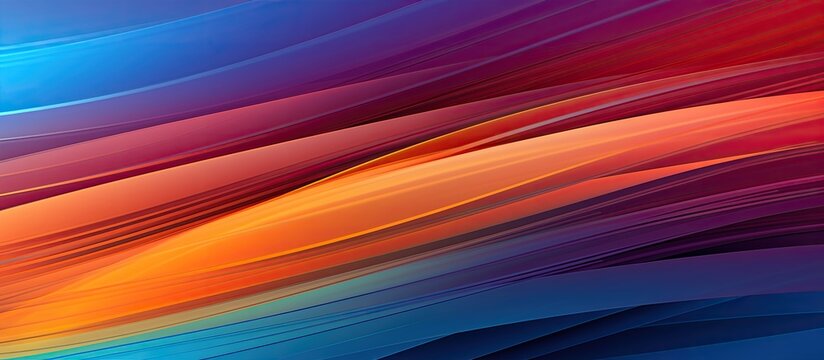 A background with multicolored lines horizontally arranged showcasing an elegant abstract design