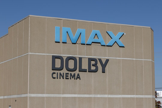 IMAX Movie and Dolby Cinema theater. IMAX and Dolby Cinema are large format systems of presenting movies and motion pictures.