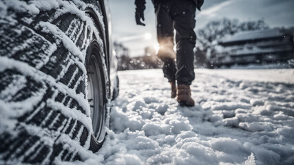 Affronta l'Inverno con Sicurezza- Dettagli delle Gomme da Neve