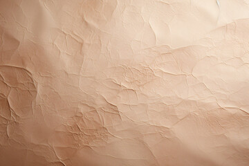 Beige crumpled paper texture