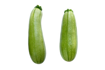 ripe zucchini on a white background. close-up, clipping path, isolate. vegetables, healthy food, autumn vegetables